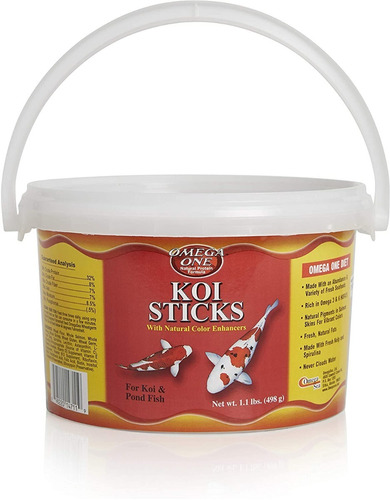 498g Koi Sticks Alimento Peces Koi