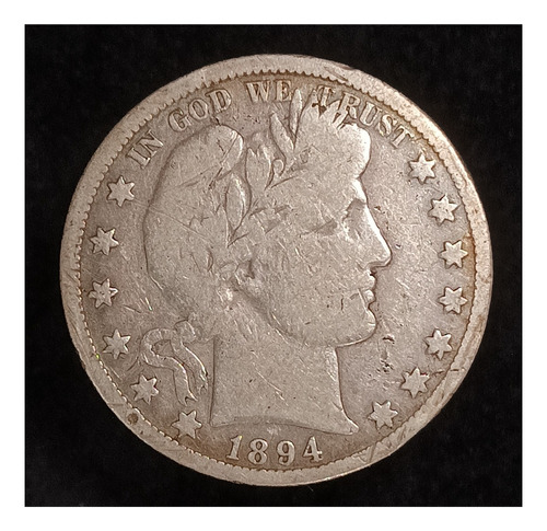 Estados Unidos 1/2 Dólar 1894 O Bueno Plata Km 116