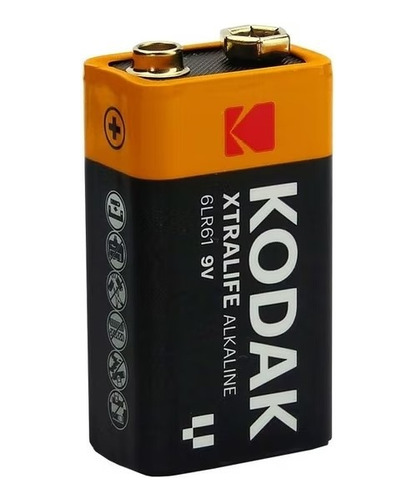 Batería 9v Kodak Alcalina Xtralife