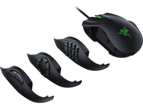 Mouse gamer de juego Razer Naga Trinity negro