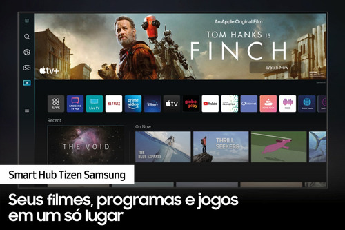 Televisor inteligente 65" Uhd 4k 65cu7700 Negro 127/220V Samsung