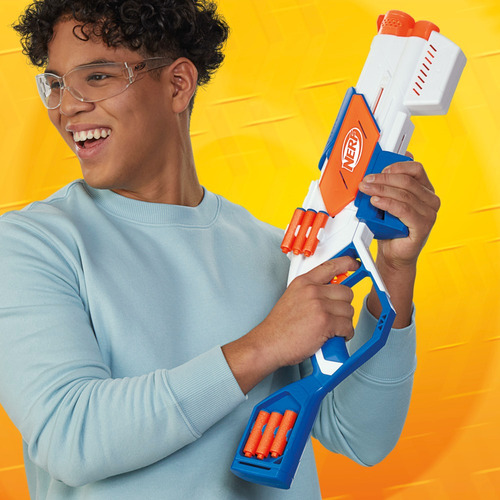 Lanzador Nerf N Series Strikeback Blanco