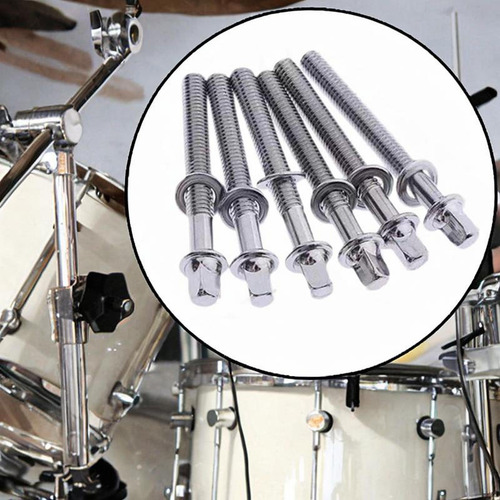 6pcs Drum Tension Rods Drum Tight Screw Rustproof M5x40mm