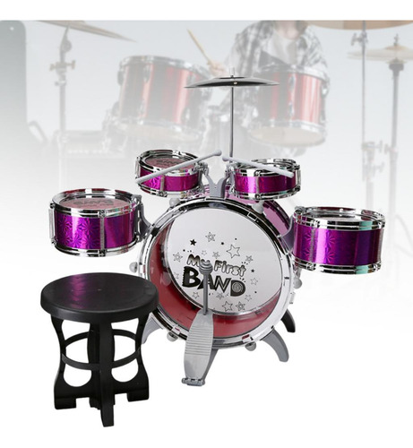 Juego De Batería De Jazz Para Niños, Instrumento De