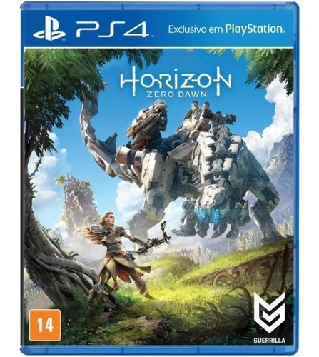 Jogo Horizon Zero Dawn Ps4 Usado Mídia Física Capa Azul