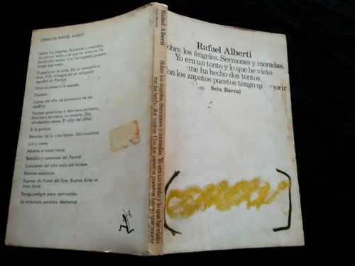 287 Rafael Alberti Sobre Los Ángeles.. Seix Barral 