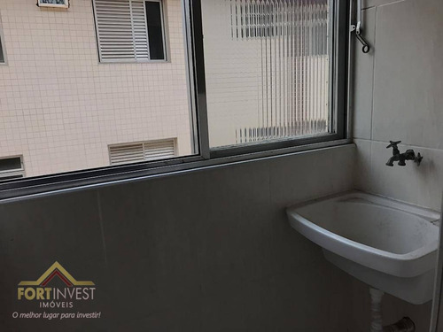 Imagem 4 de 11 de Apartamento Com 1 Dormitório Para Alugar, 50 M² Por R$ 1.200,00/mês - Tupi - Praia Grande/sp - Ap2382