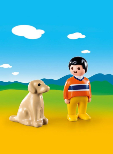 Playmobil® Hombre Con Perro Conjunto De Construcción