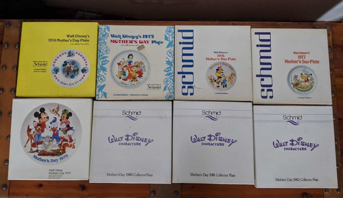 Plato Decorativo Disney 1976 Monther´s Edcion Limitada 19cm
