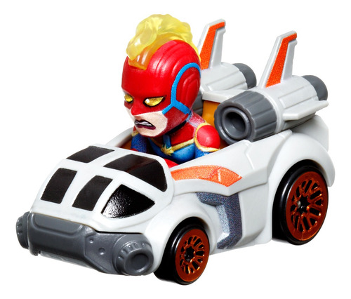Hot Wheels Racerverse Vehículo Capitana Marvel En Jet Lucha