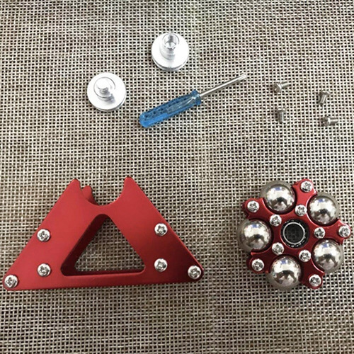 Fidget Spinner Giroscopio Juguete Anti Estrés Caja Aluminio