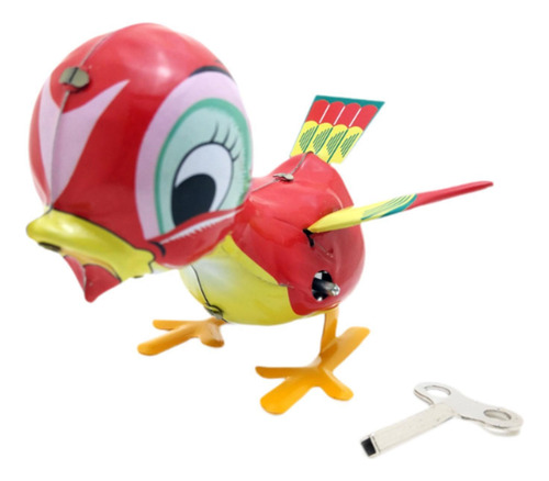 Vete El Juguete Toy Duck Clockwork Metal Metal Tin Windup