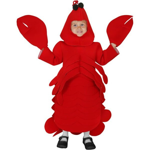 Disfraz Para Niño Langosta Talla Toddler 2t Rojo Halloween