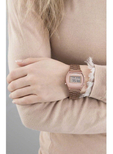 Reloj Casio Retro B-640wc Digital Oro Rosa Unisex Original