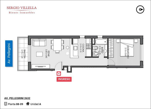 Imagen 2 de 7 de Departamento En Venta De 1 Dormitorio En Rosario