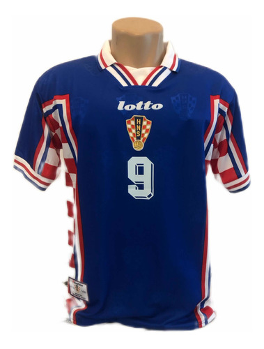 Camiseta Selección De Croacia 1998 Davor Suker