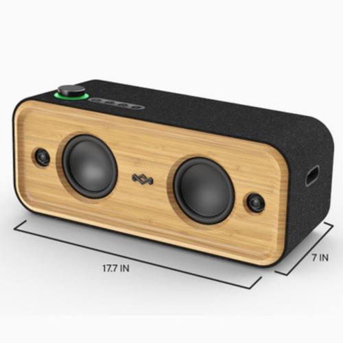 Imagen 3 de 10 de Parlante Bluetooth Get Together 2 Xl Black House Of Marley