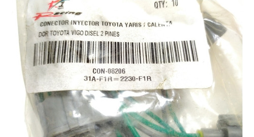 Conector De Inyector Terios / Corolla / Yaris( El Par ) E