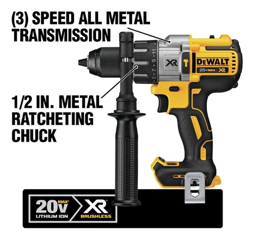 Rotomartillo Inalámbrico1 /2 20v Brushlees Xr Kit Dewalt (Reacondicionado)