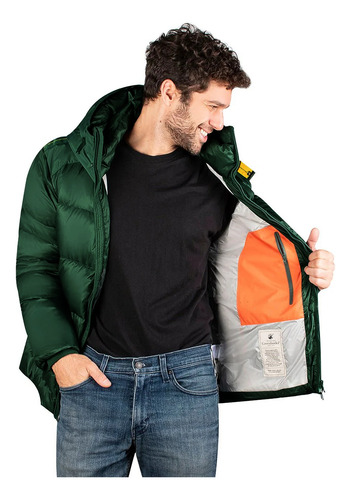 Chamarra Acolchada De Pluma Mod. Cw83-pol8758 Greenlander®