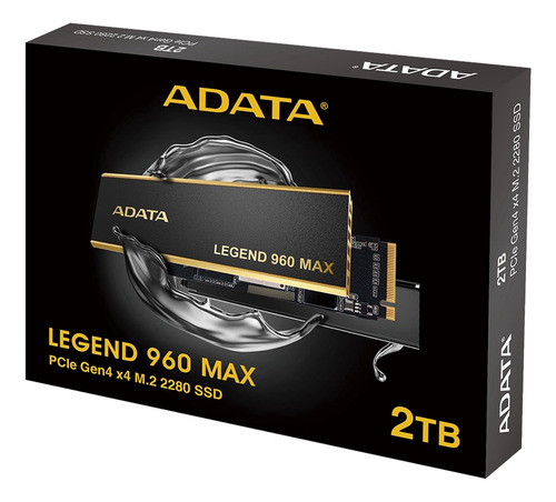 Ssd Adata Legend 960 Max Nvme, 2tb, Pci Express 4.0, M.2