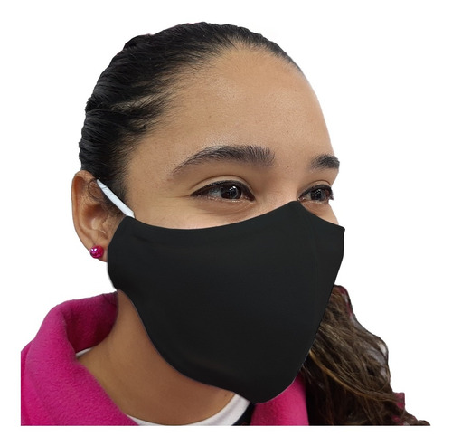 Imagen 1 de 10 de Pack 100 Mascarillas Tela Clinica Antifluidos Reutilizable