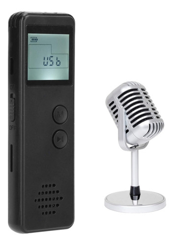 Grabadora Digital Voz Portátil Audio Periodista Rec Mp3 Usb