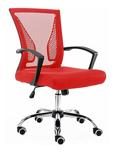 Silla De Oficina Zuna Mid-back - Respaldo Ergonómico De Mall