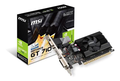 Placa De Video Msi Gt710 2gb Ddr3 Hdmi Vga Low Profile 