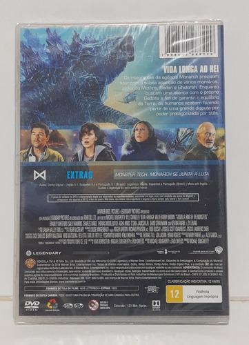 Dvd Godzilla 2 - Rei Dos Monstros - Original E Lacrado