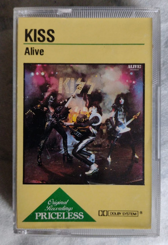 Kiss Alive! Cassette Ingles Impecable Joyita!