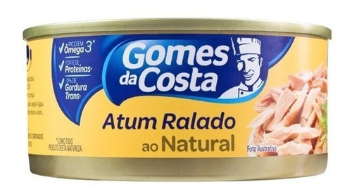 Atum Gomes Da Costa Ralado Ao Natural 130 Grs.