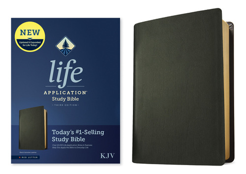 Kjv Life Application Study Bible, Third Edition (red Letter, Genuine Leather, Black), De Tyndale. Editorial Tyndale House Publ, Tapa Dura En Inglés