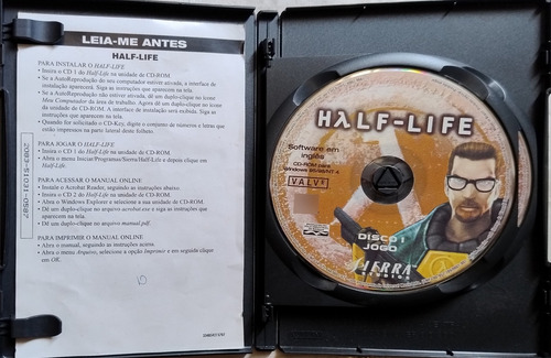 Jogo Pc Half Life Edição Especial Valve Sierra (Usado)
