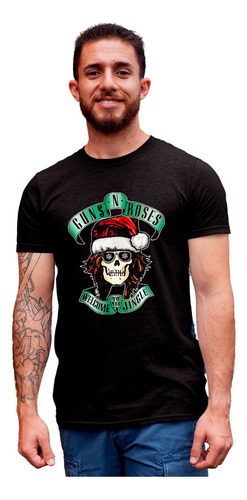 Playera De Dama O Caballero Guns N Roses Feliz Navidad