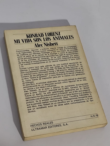 Mi Vida Son Los Animales - Una Biografía - Konrad Lorenz (Usado)