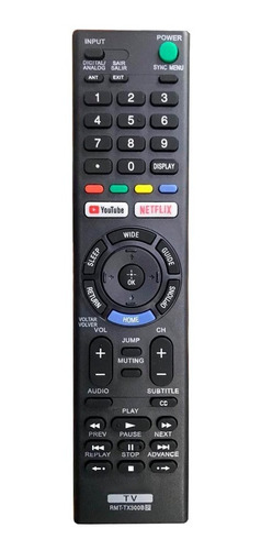 Controle Remoto Para Tv Sony Rmt-tx300b