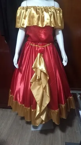 comprar Conjunto Cigano\u002Fpomba Gira - Saia 6m Roda- Roupa Umbanda