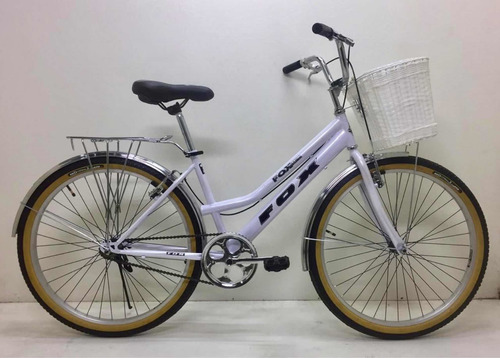 Bicicleta Dama Campera Canasta Aro 24 18v Componentes Taiwan
