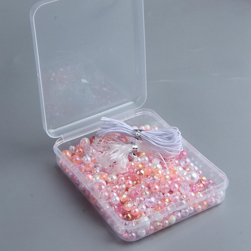 Juego De Cuentas Para Niños, Kits Para Hacer Joyas Rosa