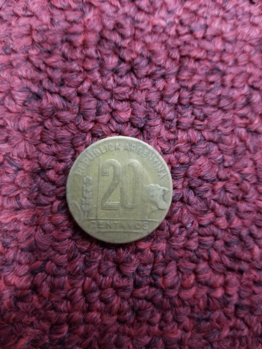 Moneda De Argentina - 20 Centavos - 1948