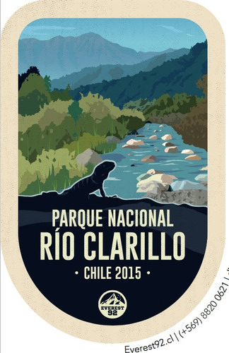 10 Stickers Parques Nacionales | Rio Clarillo 