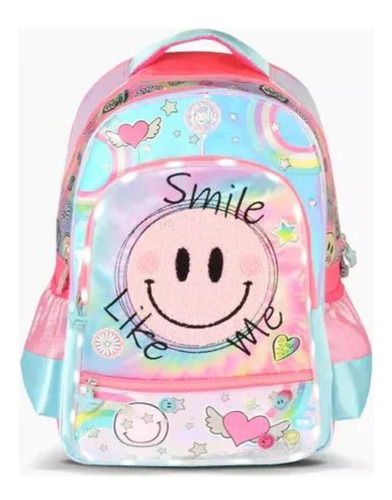 Mochila Espalda Footy Smile Like Me 18 Pulgadas Luz Led