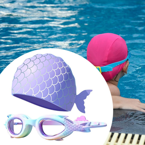 Gafas De Natación Capas De Natación Con Cabello Largo Y