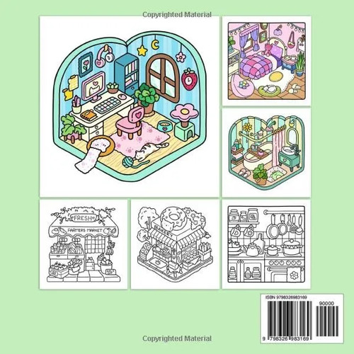 Libro Para Colorear Little Corner Para Adolescentes Y Adulto
