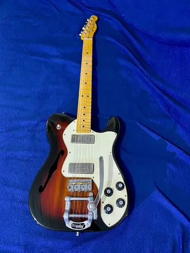 ギター Fender Telecaster Thinline bigsby b5 Fender Custom Shop 2022 1968 Telecaster Thinline Bigsby B5