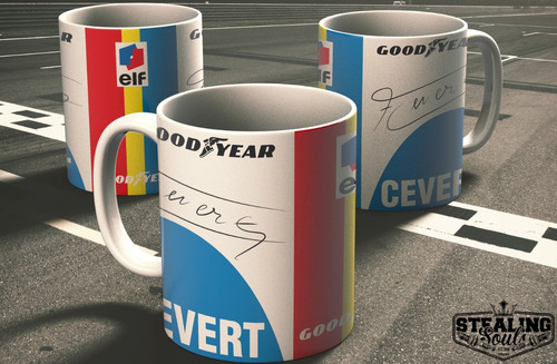 Imagen 2 de 3 de Taza De Porcelana Fierrera - François Cevert | Formula 1