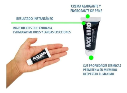 Lubricante Sensibilizante Sabor Chicle 15ml & Rock Hard Pene Chicle