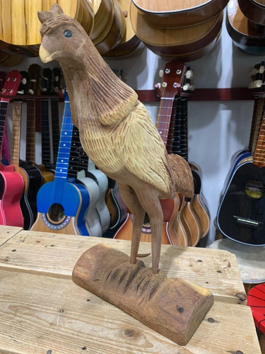 Imagen 5 de 5 de Gallo De Madera Decorativo