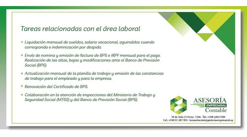 Imagen 2 de 12 de Tramites Administración Empresa Gestor Dgi Bps Bse Mtss Ain